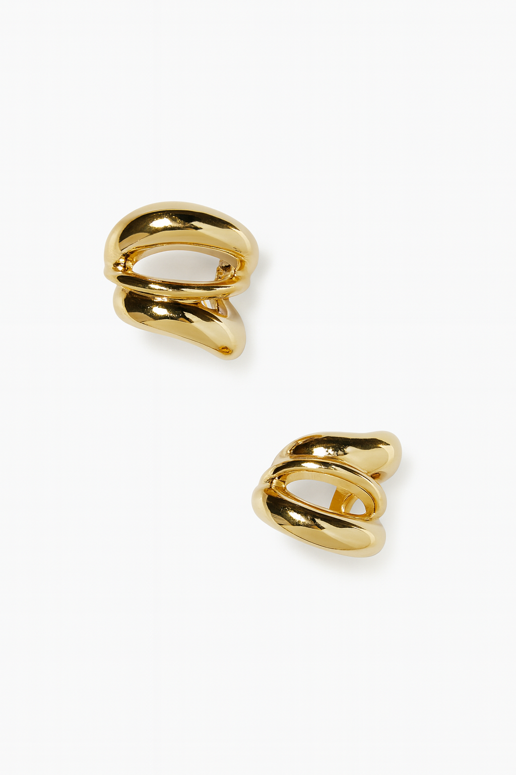 14k gold plated ear studs