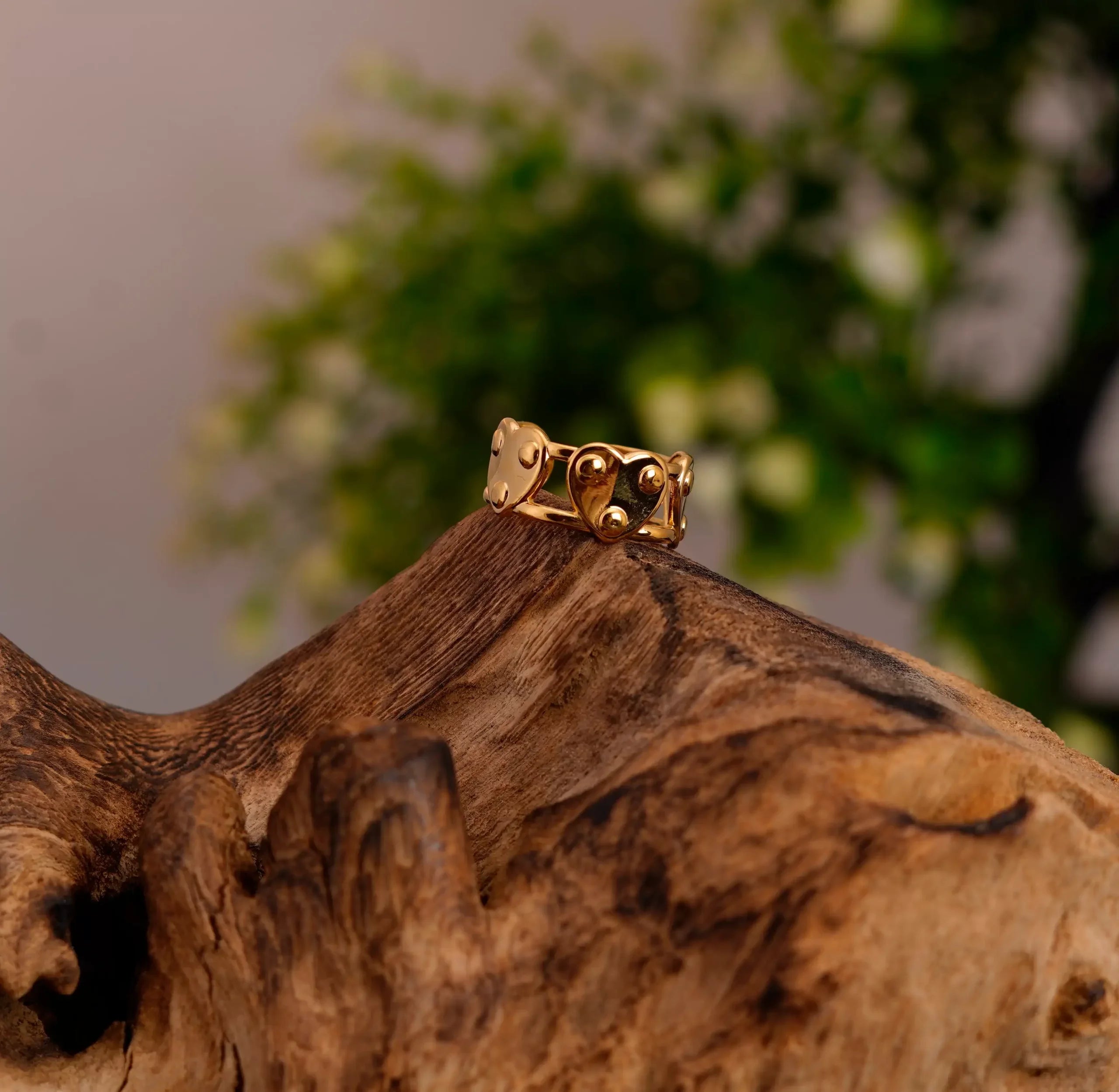 Sara Heart Open Ring