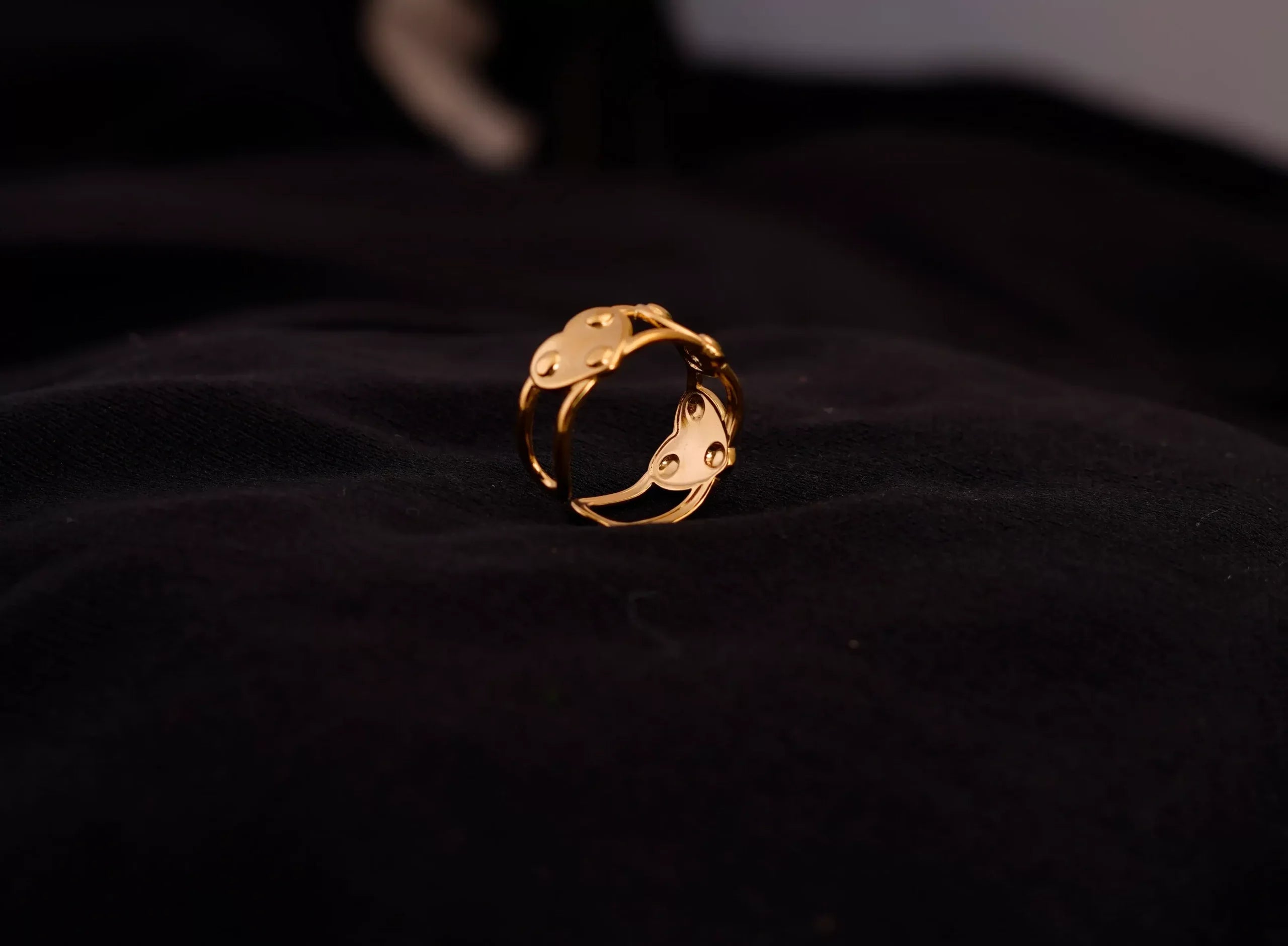 Sara Heart Open Ring