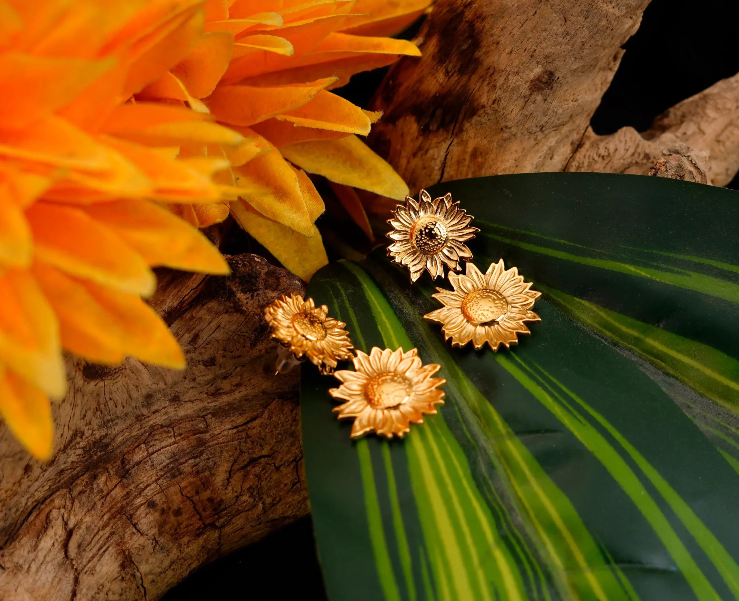 Sunflower Earrings