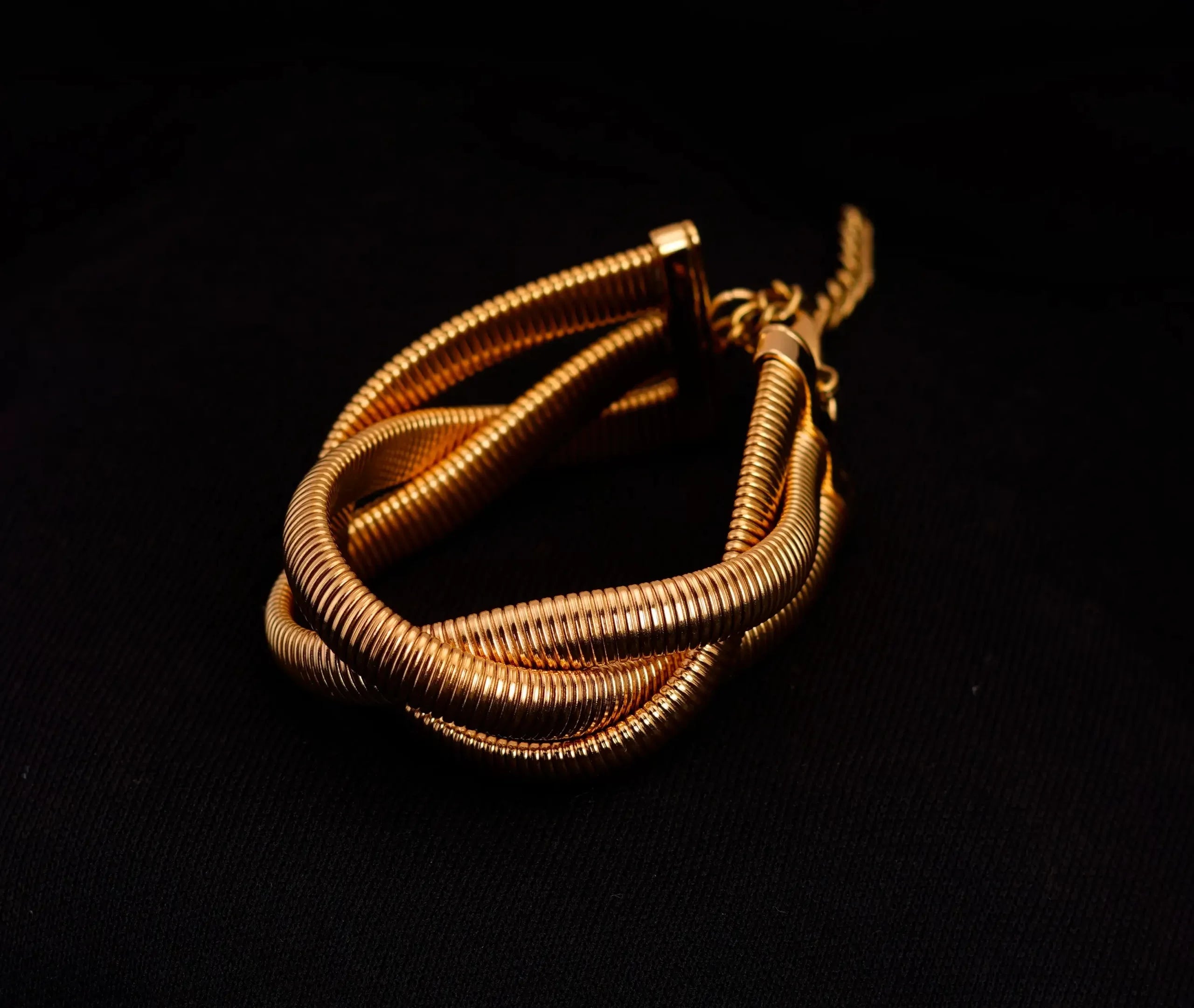 Snake Bone Chain Multi-Layered Bracelet