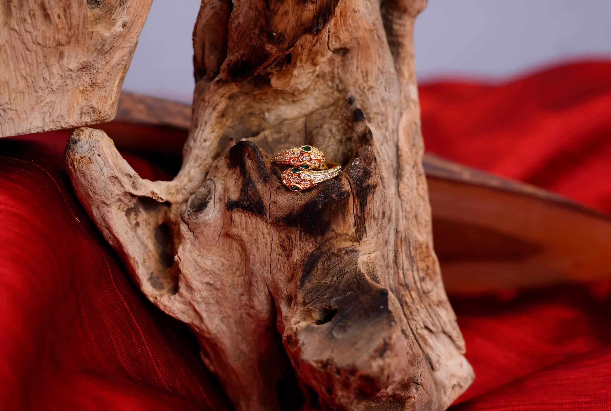 Double Headed Snake Ring