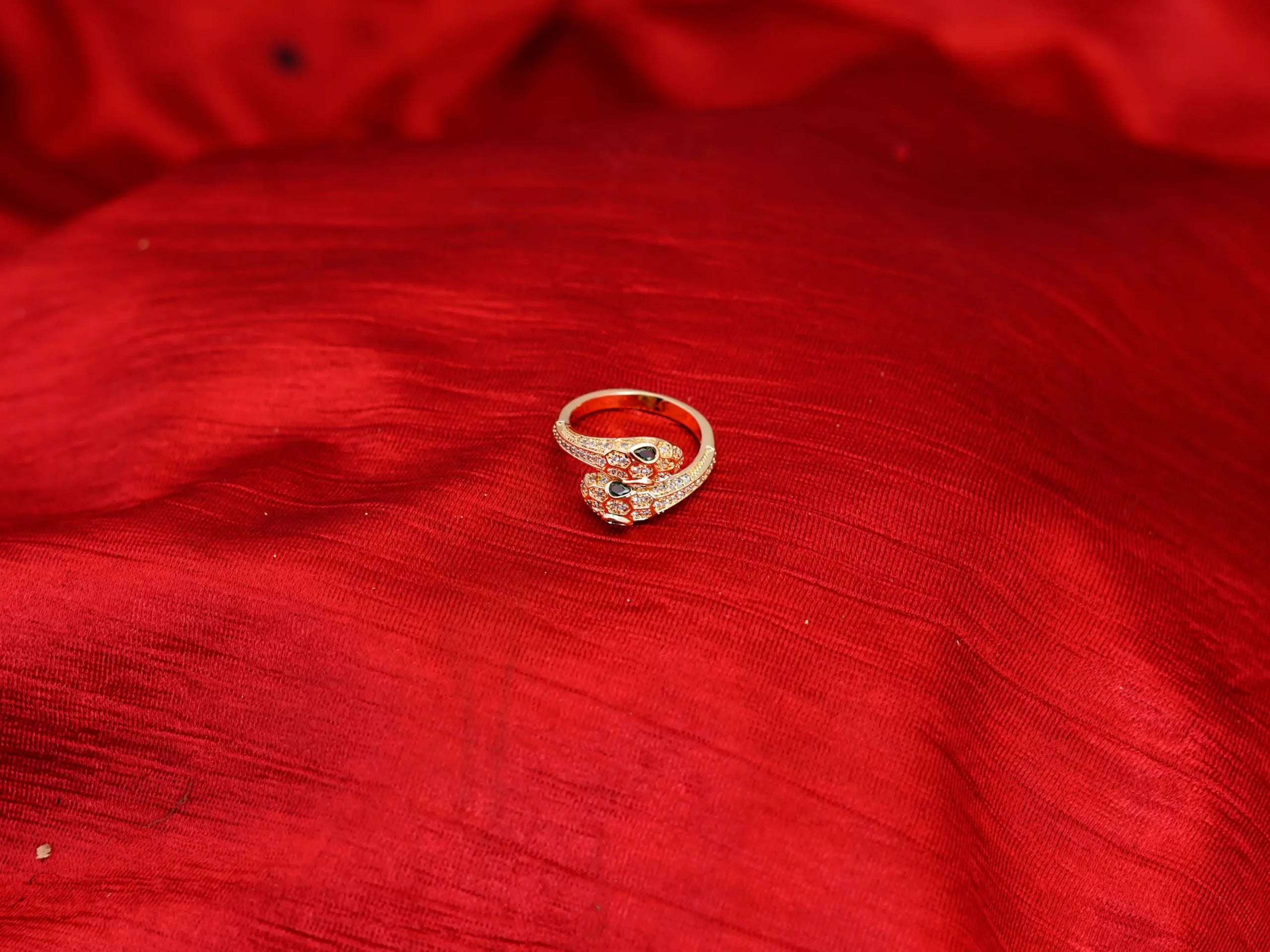 Double Headed Snake Ring