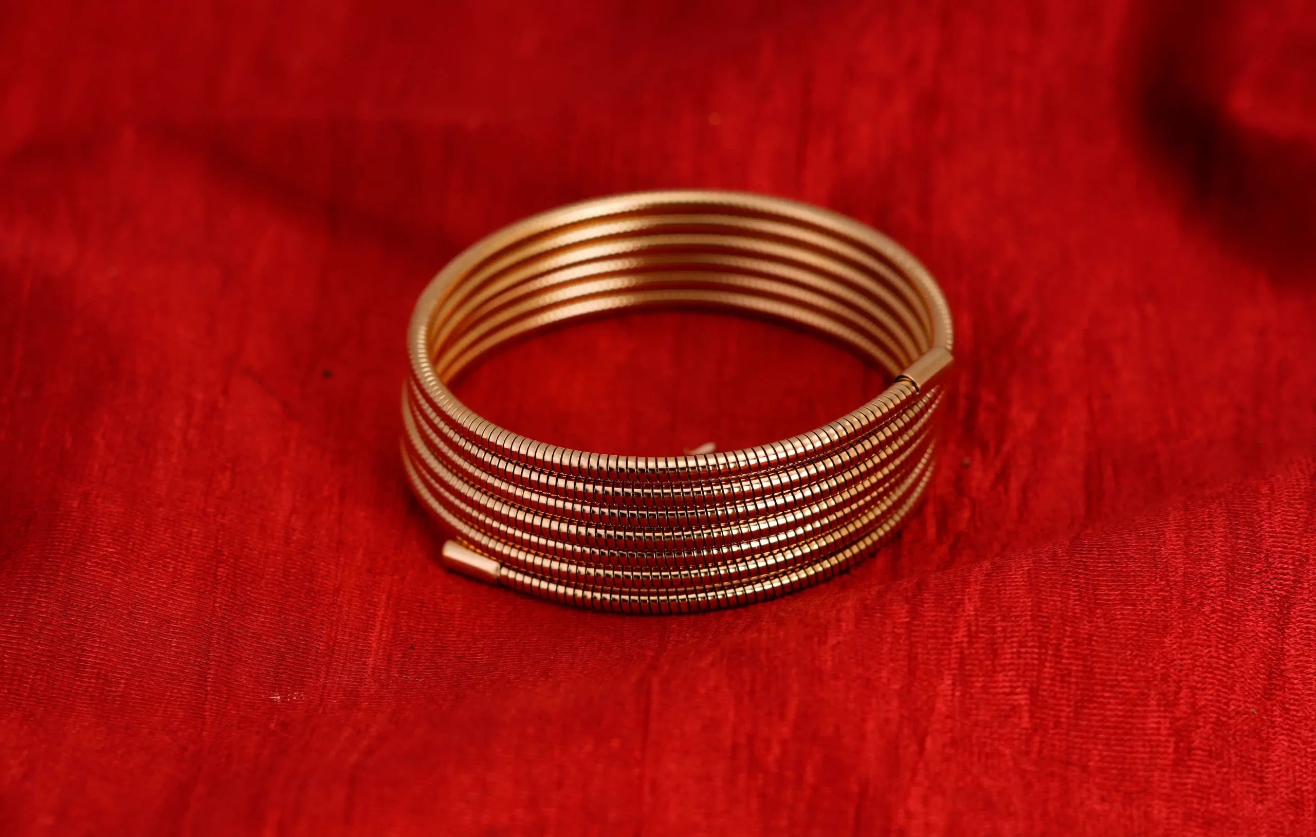 Multi- Layered Winding Spring Bracelet