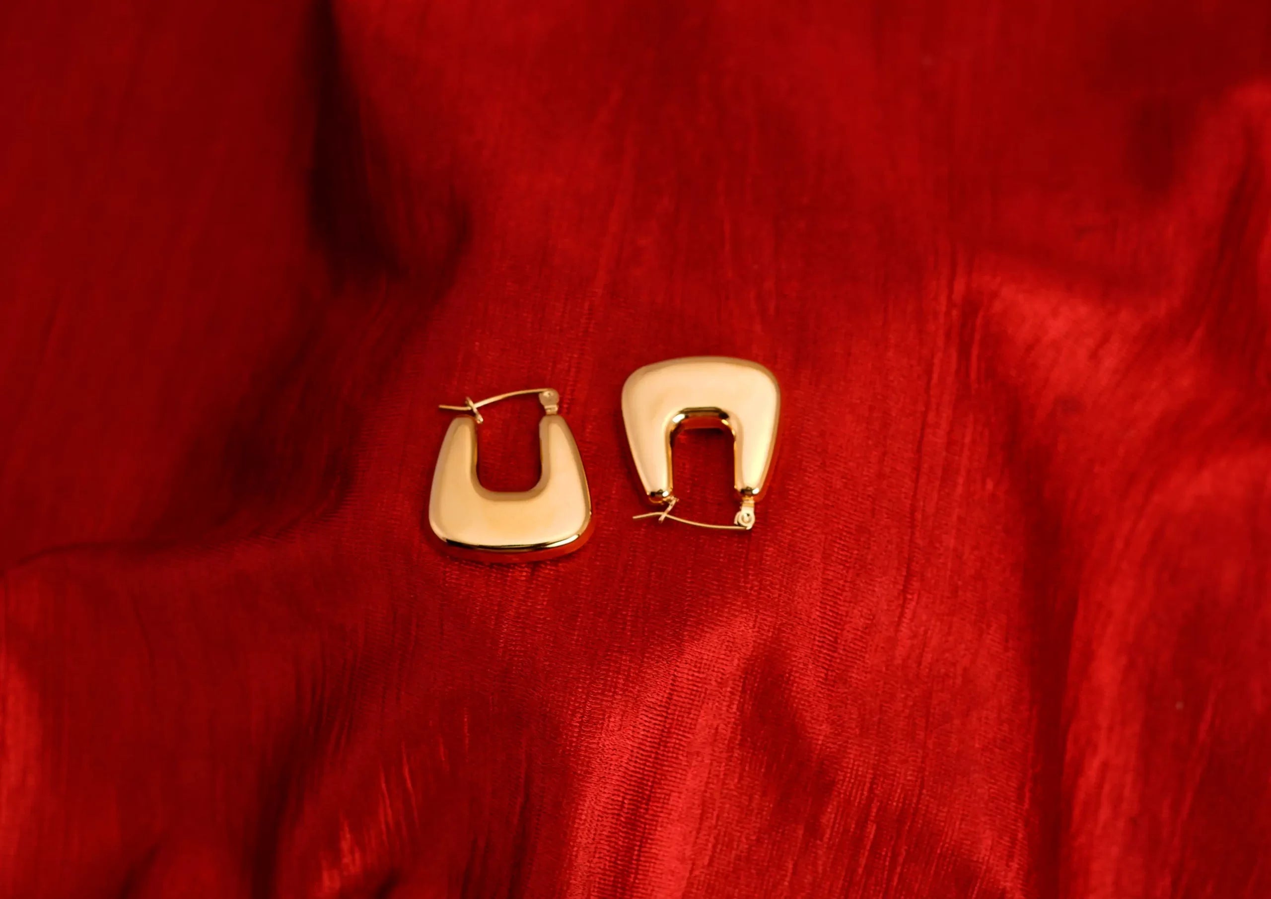 Geometric Square Earrings