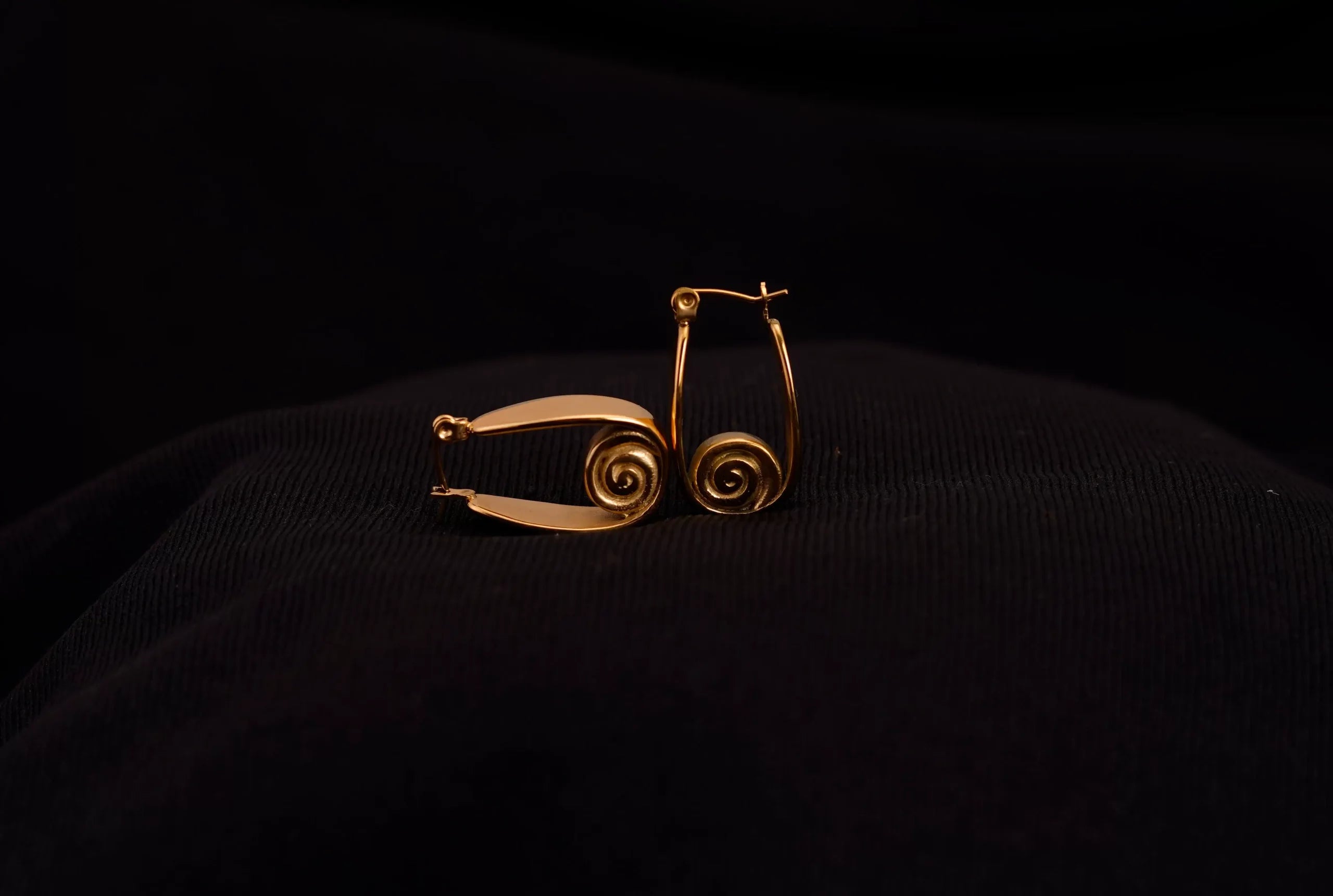 Threaded Hoop Earrings