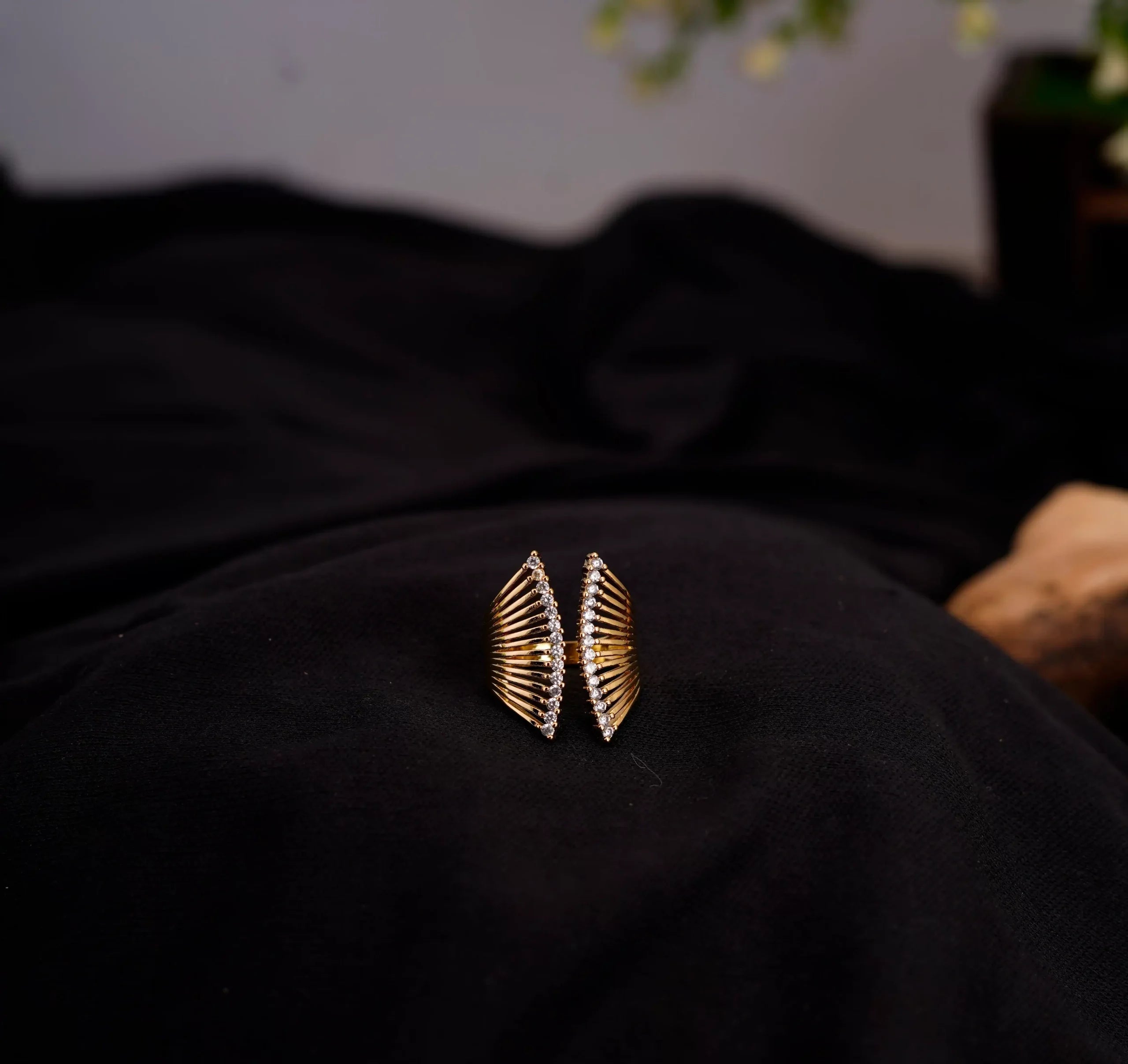 American Diamond Studed Ring