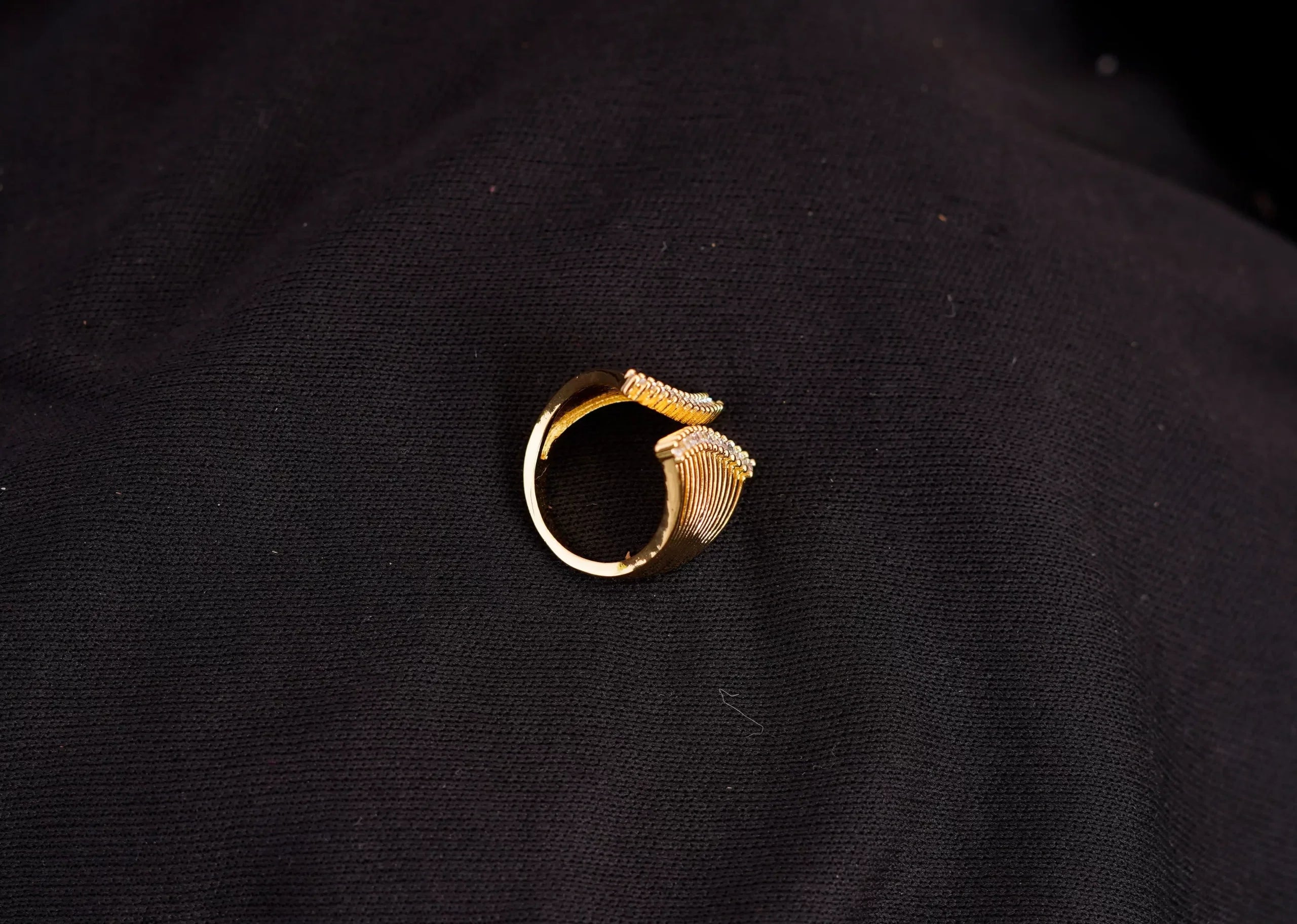 American Diamond Studed Ring