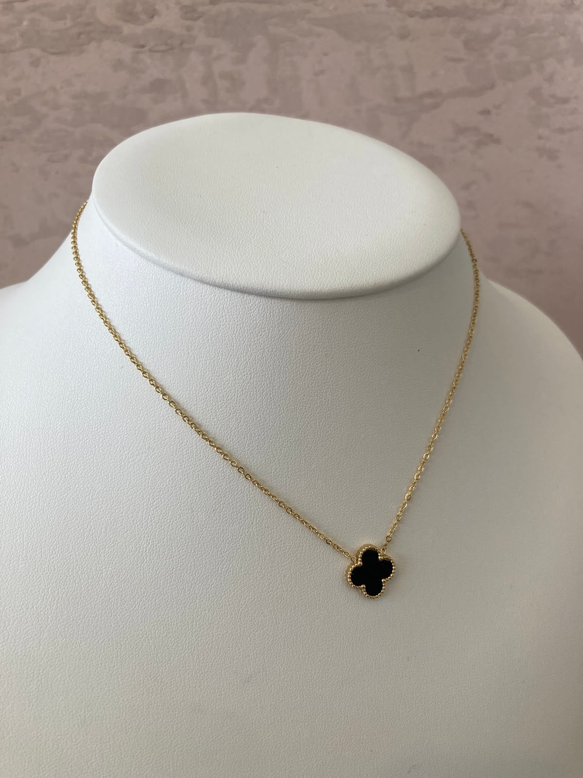 Clover charm necklace