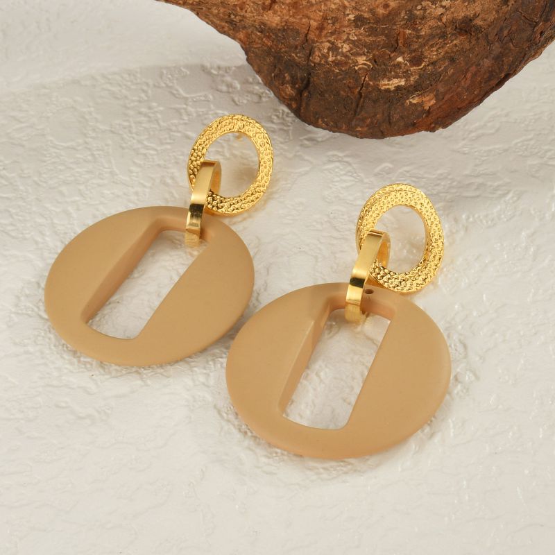 Round Dangler Earrings