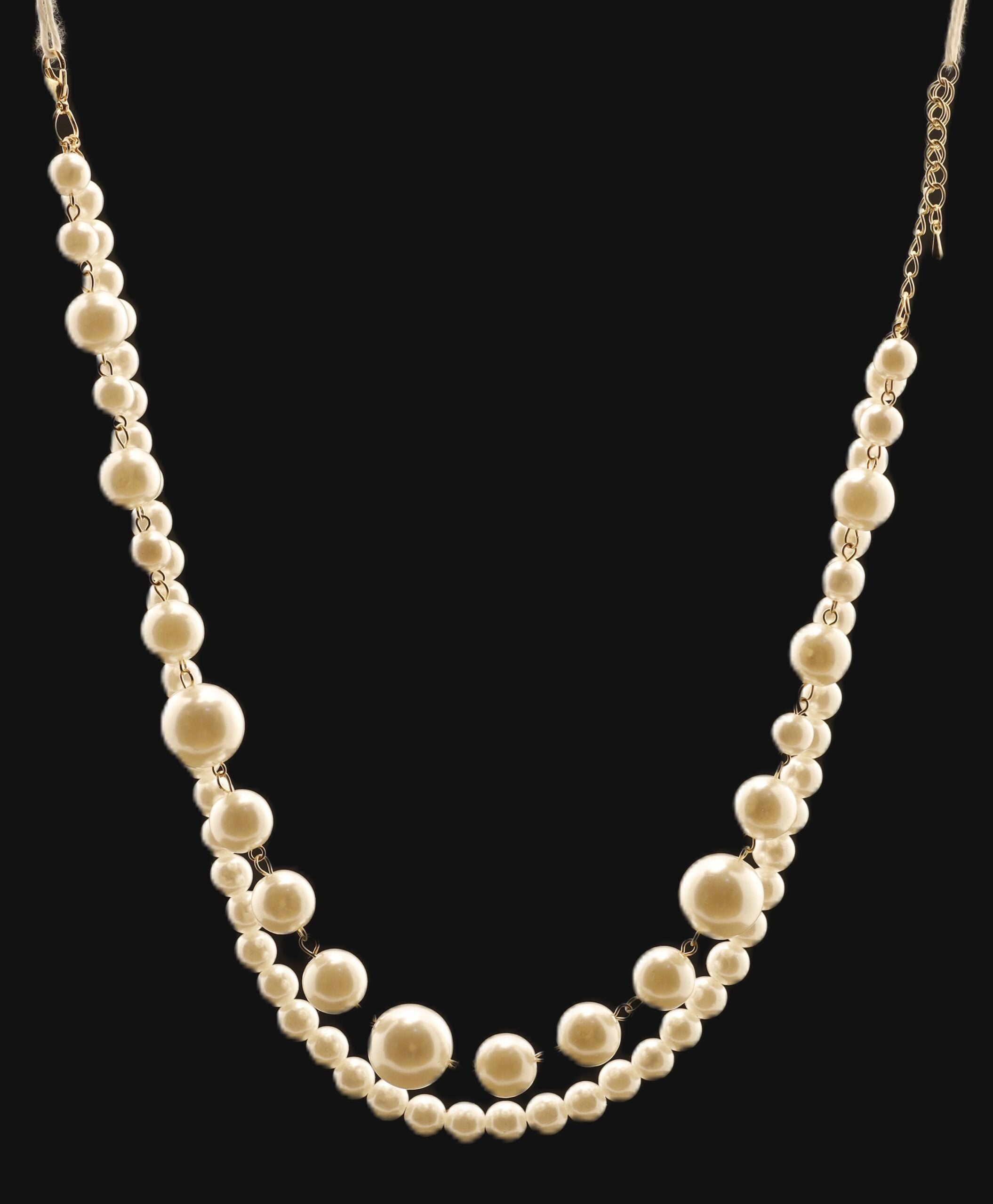 Double Layered Pearl Necklace