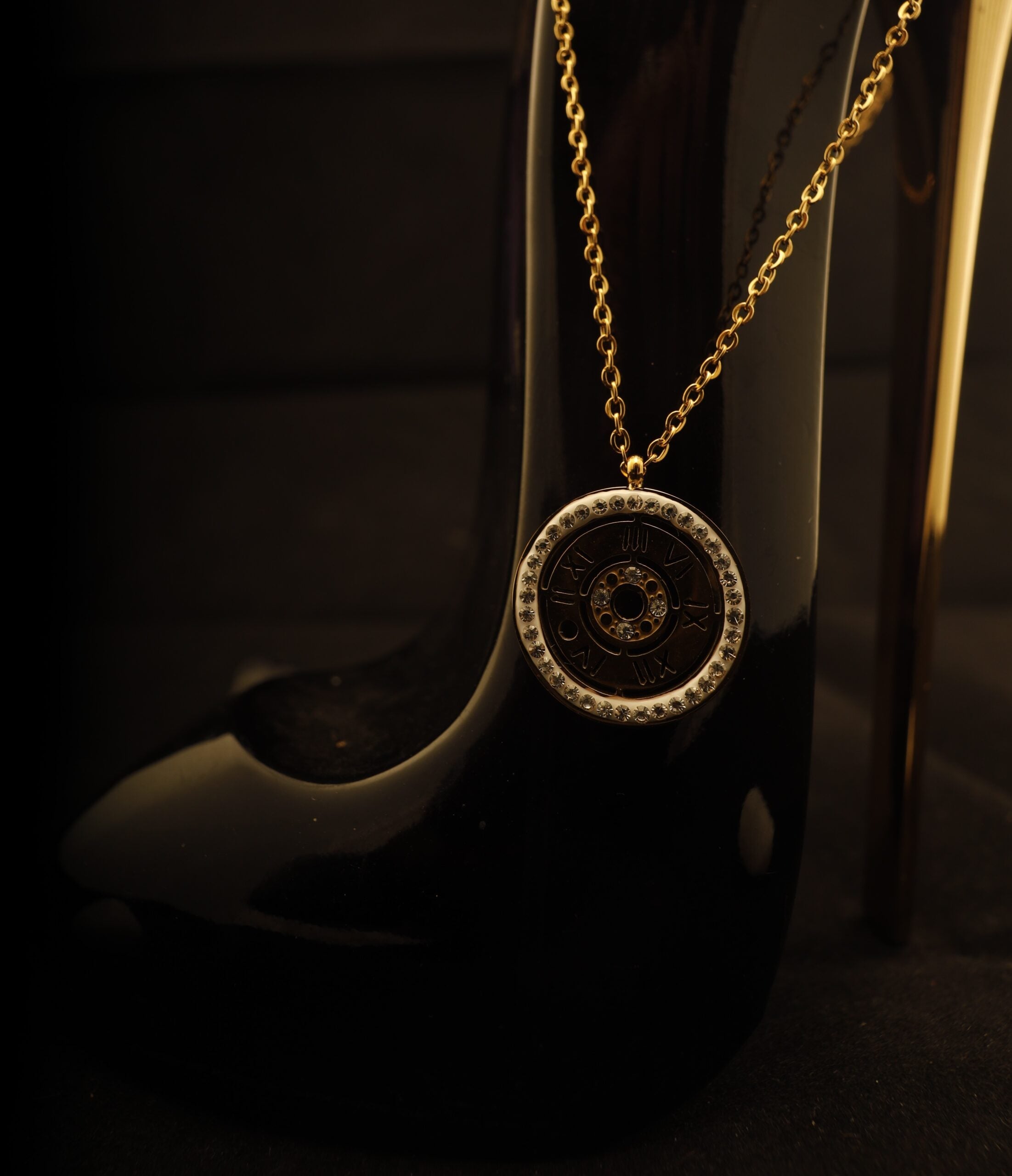 roman numeral pendant necklace