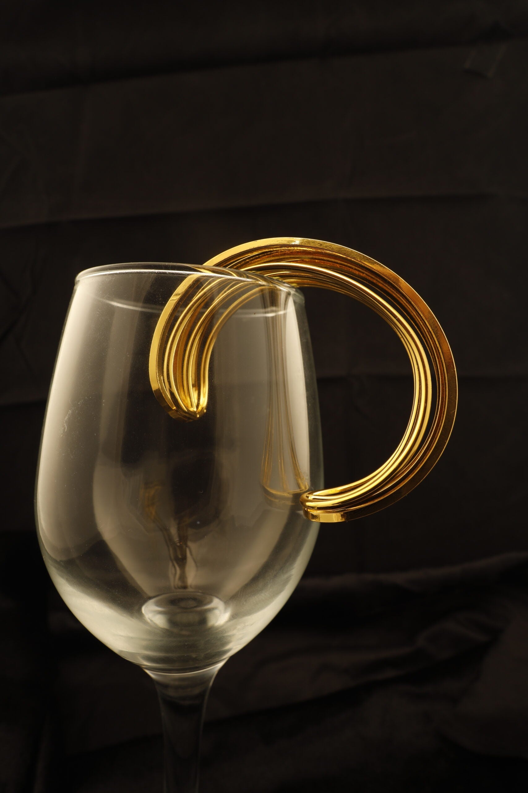 18k gold plated cuff bangle