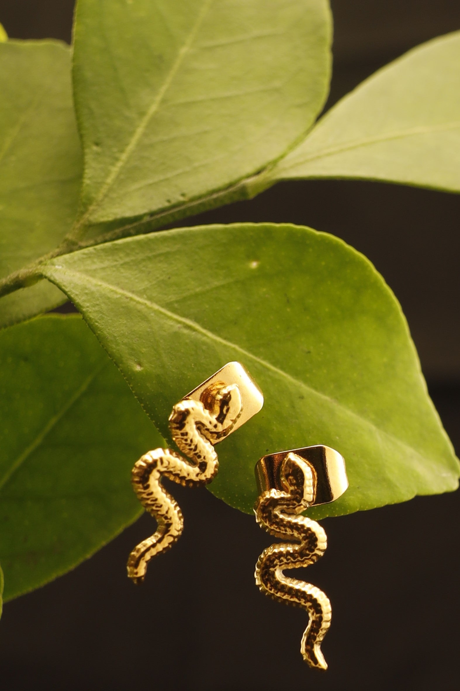 18k gold plated Snakelet Necklace