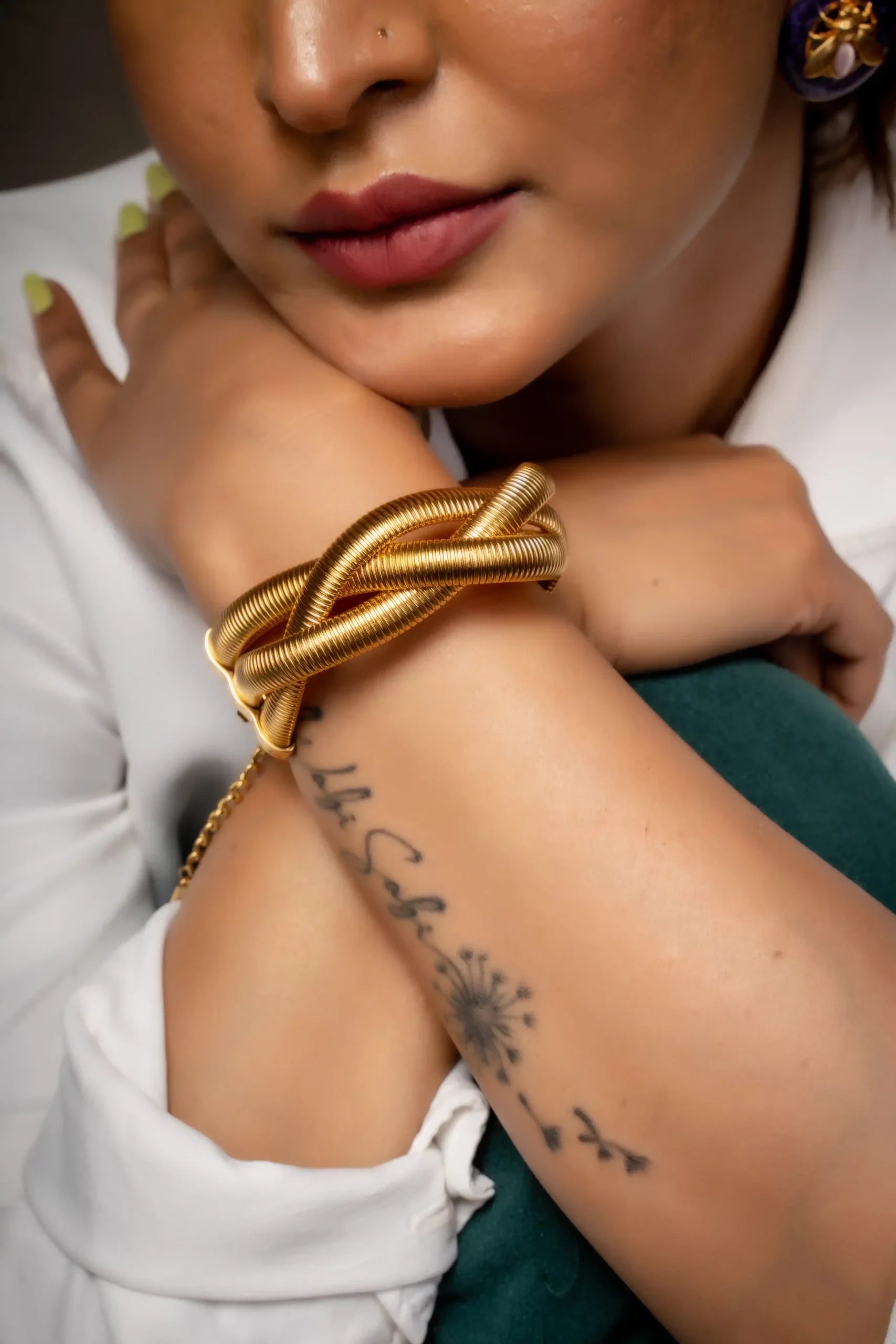 Snake Bone Chain Multi-Layered Bracelet