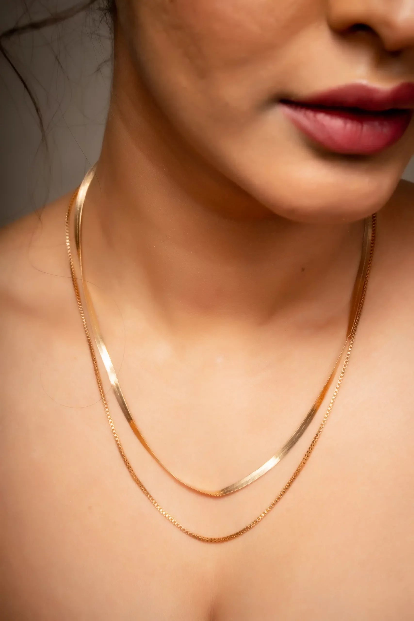 Snake double layered Necklace