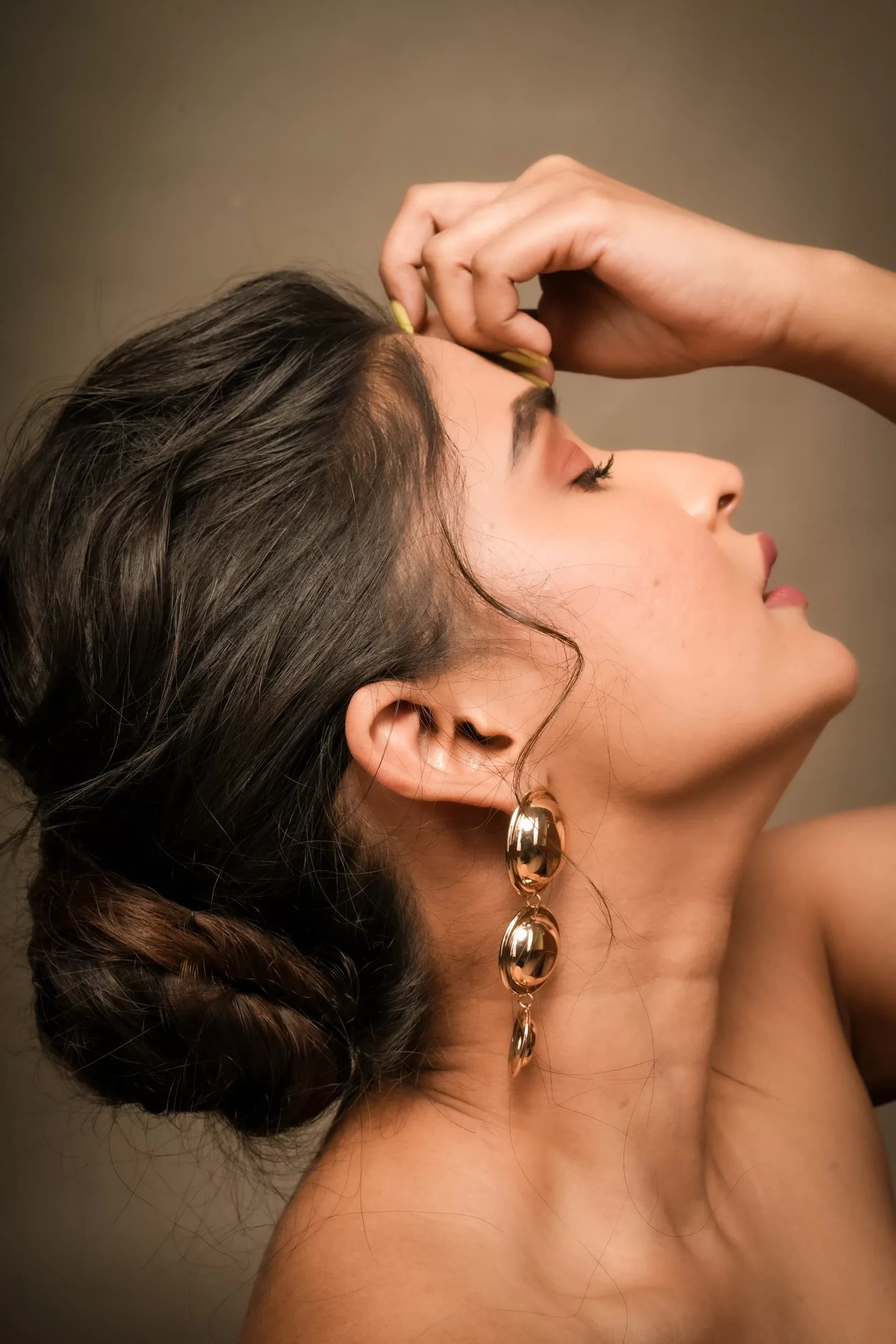 Exagerated Round Earrings