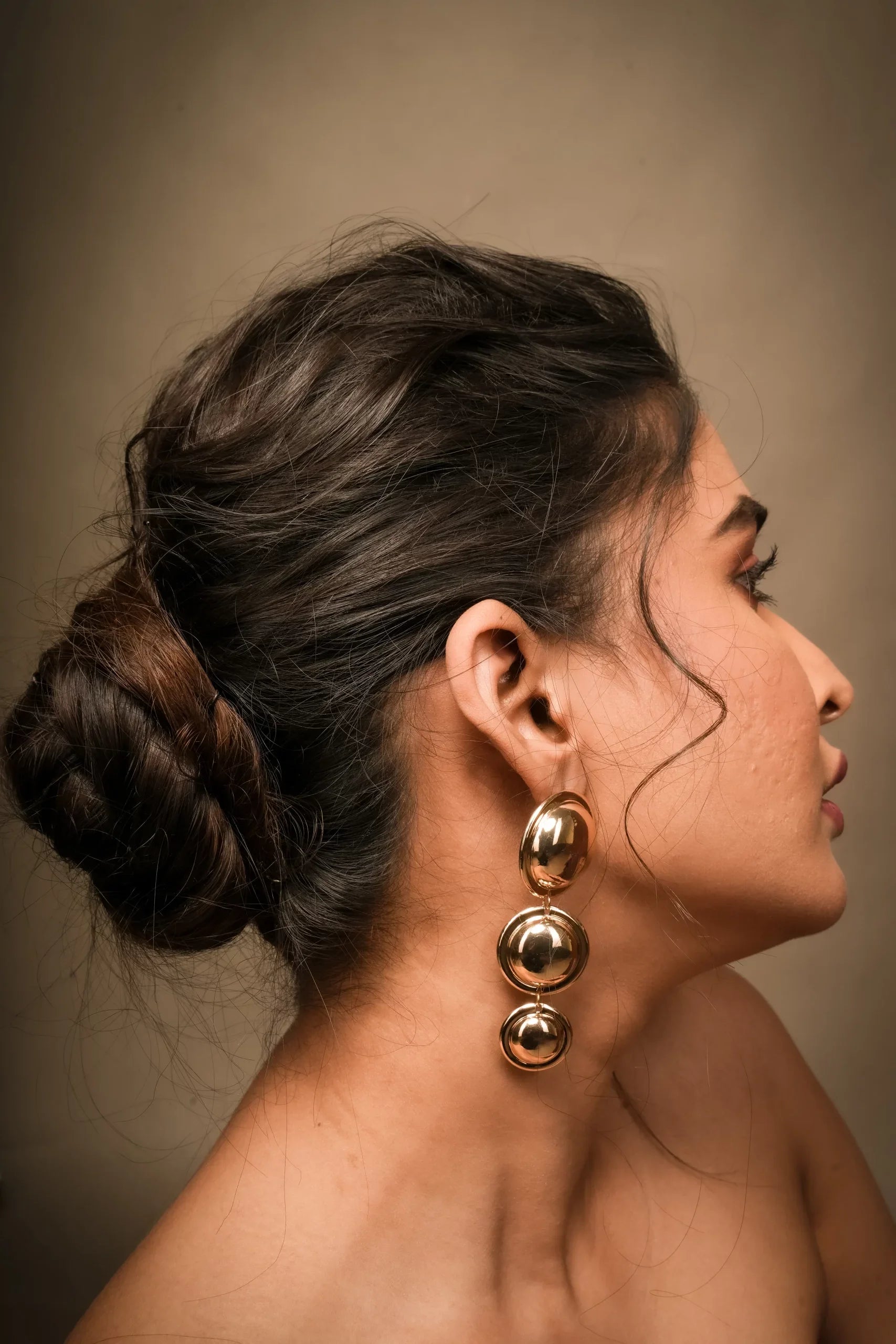 Exagerated Round Earrings