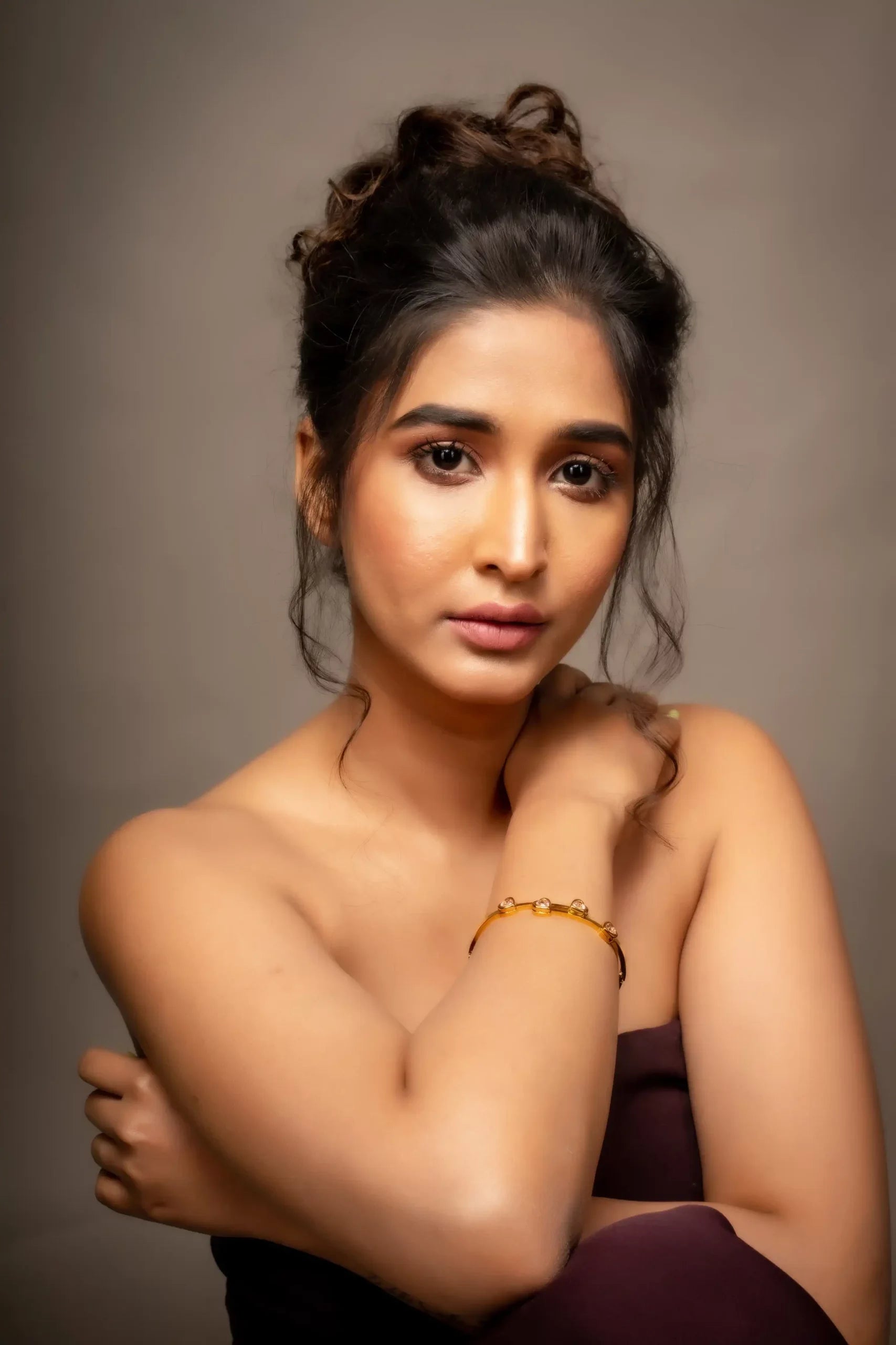 Crystal Heart Bangle