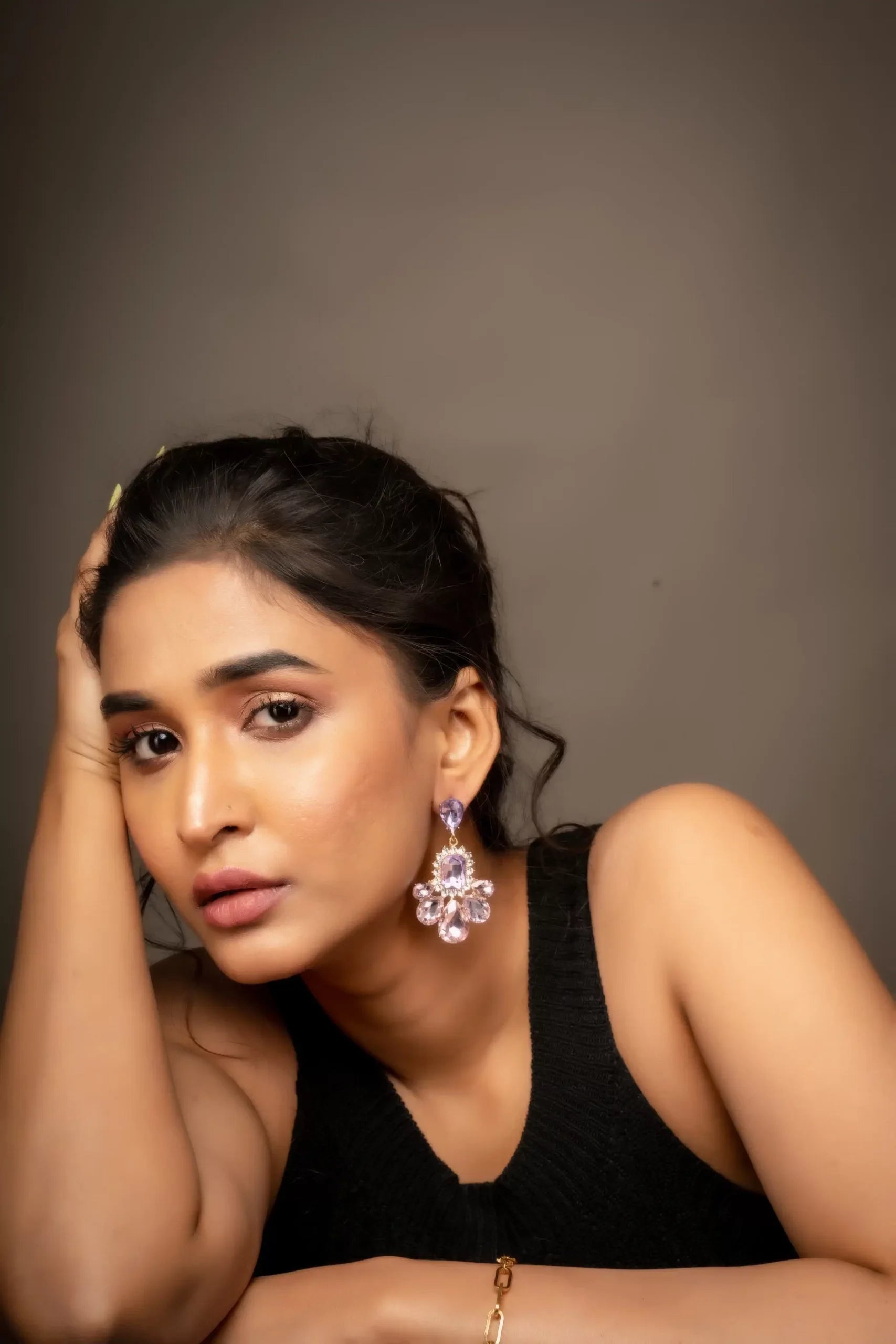 Sparkling Droplet Earrings