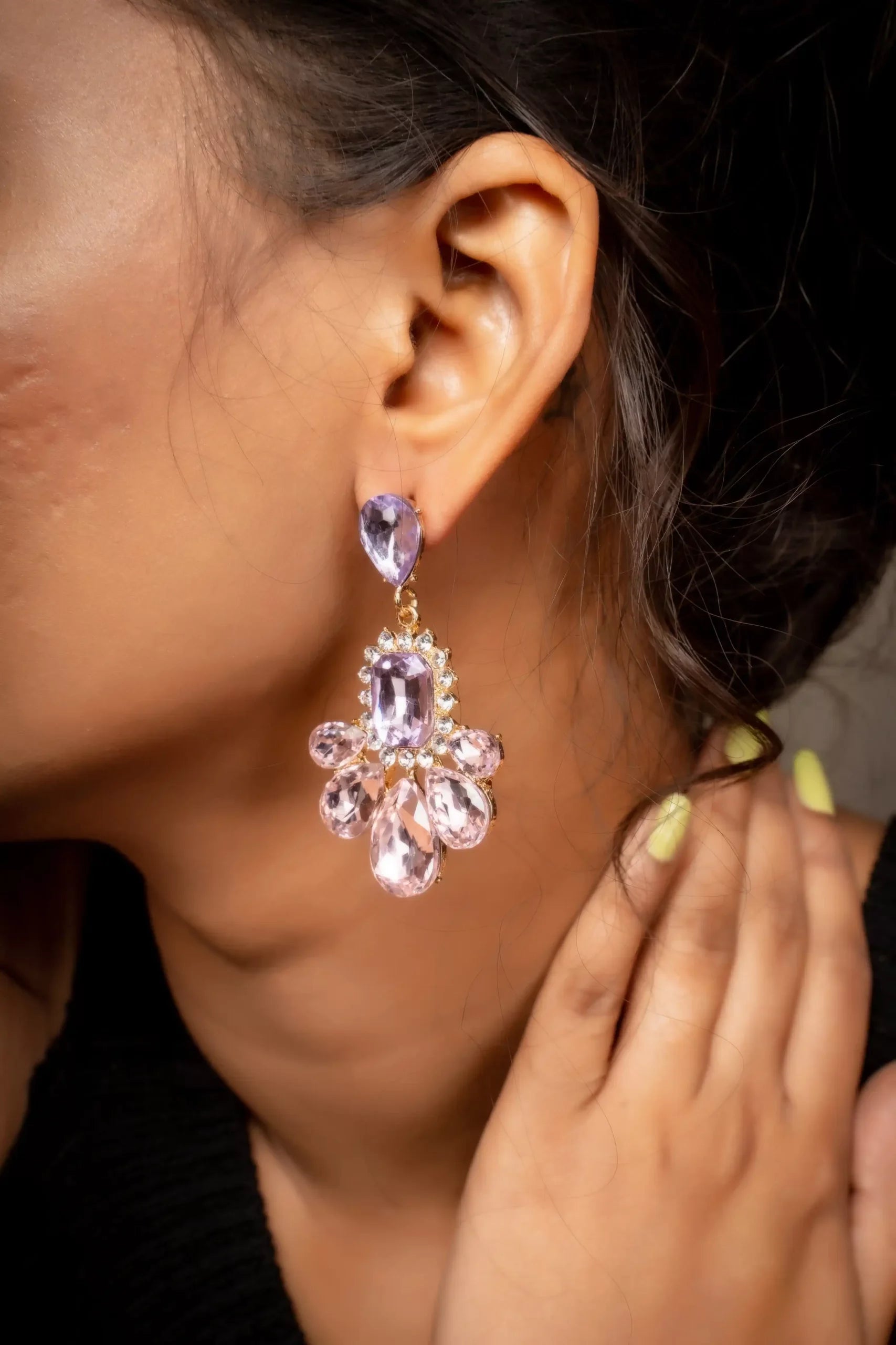 Sparkling Droplet Earrings