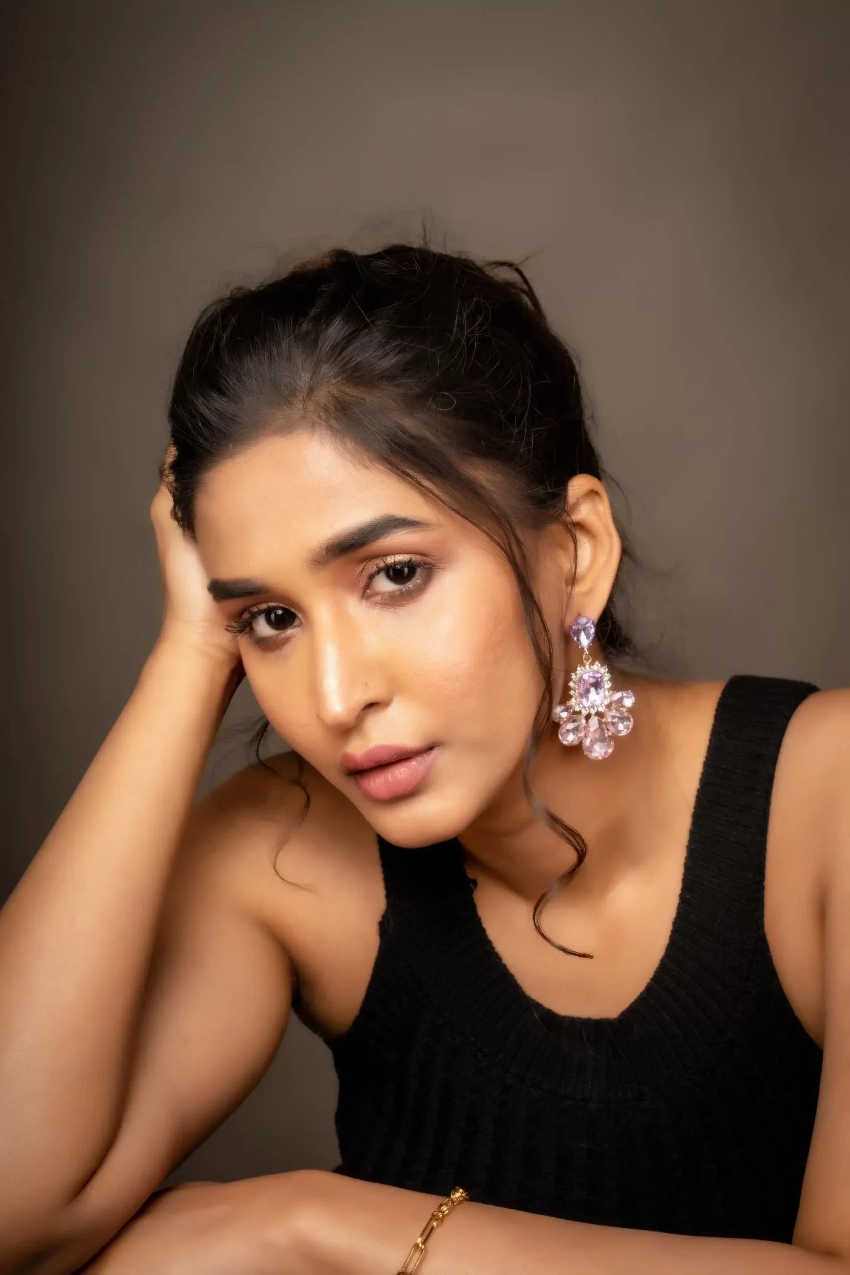 Sparkling Droplet Earrings