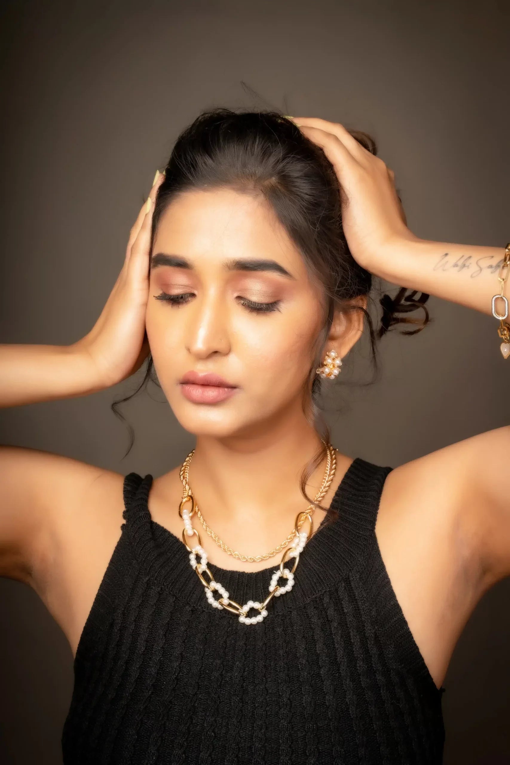 Double Layered Link Chain