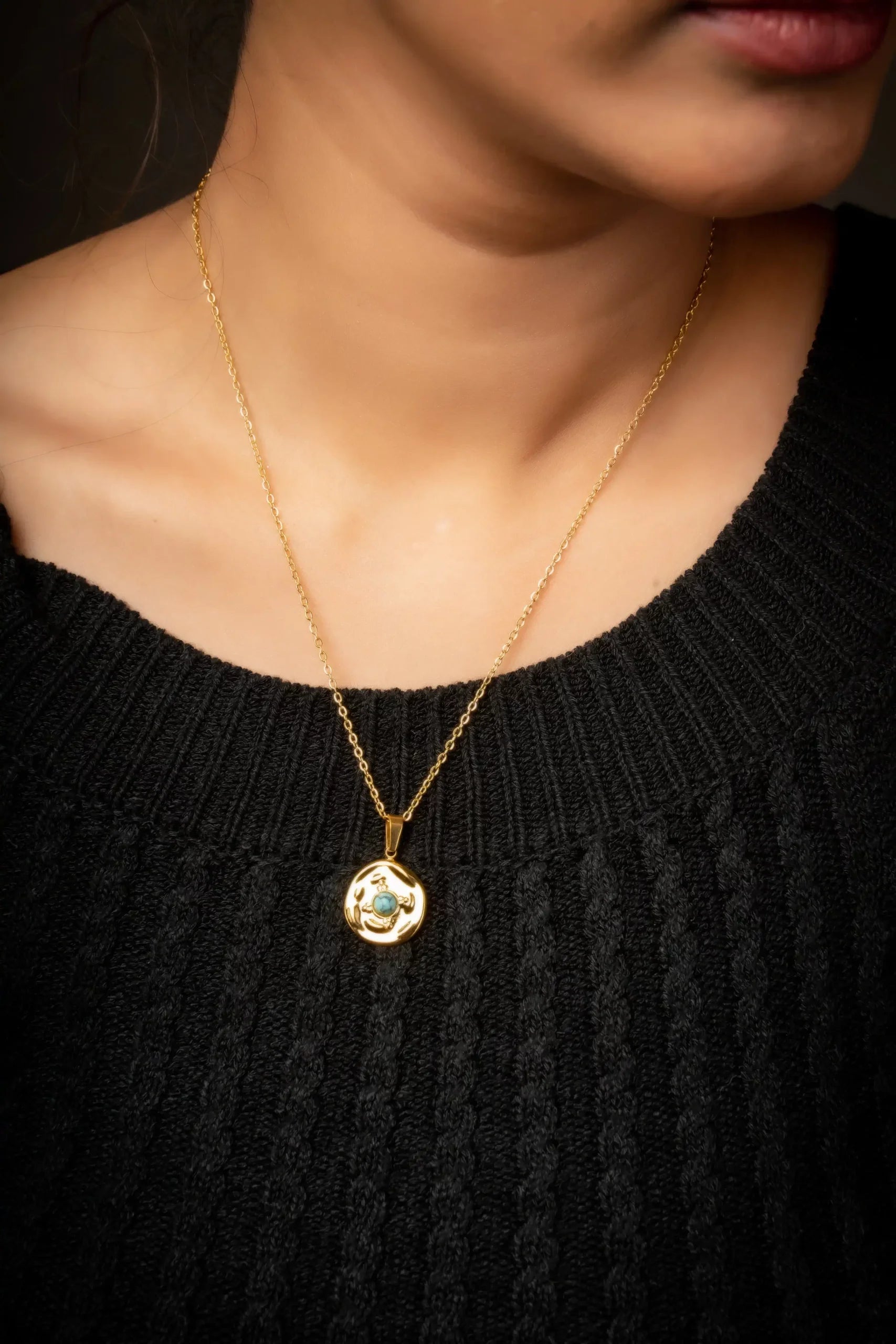 Turquoise Charm Pendant