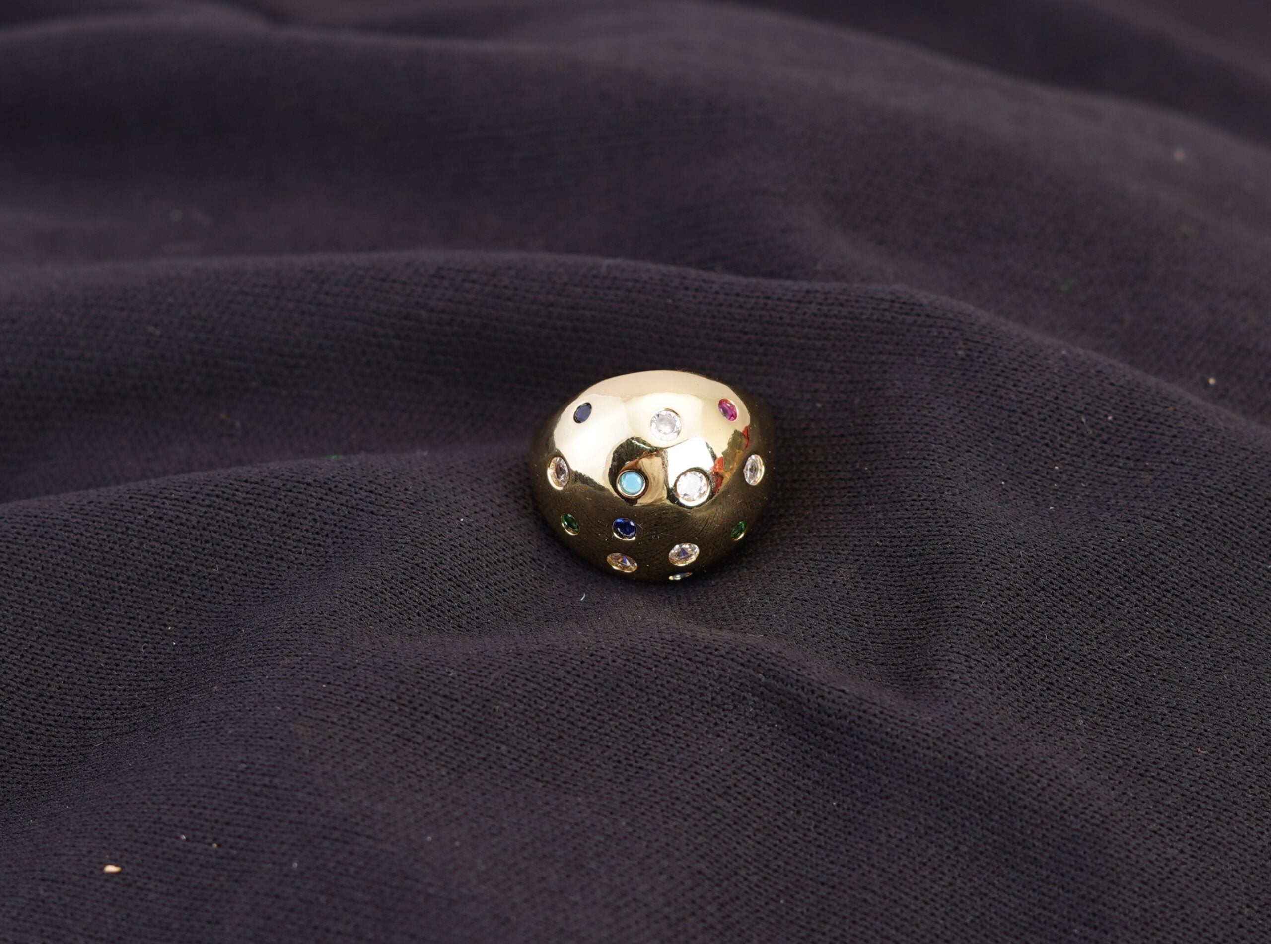 Multi-Couloured Gemstone Ring