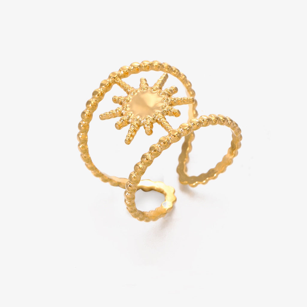 Sunburst Open Ring