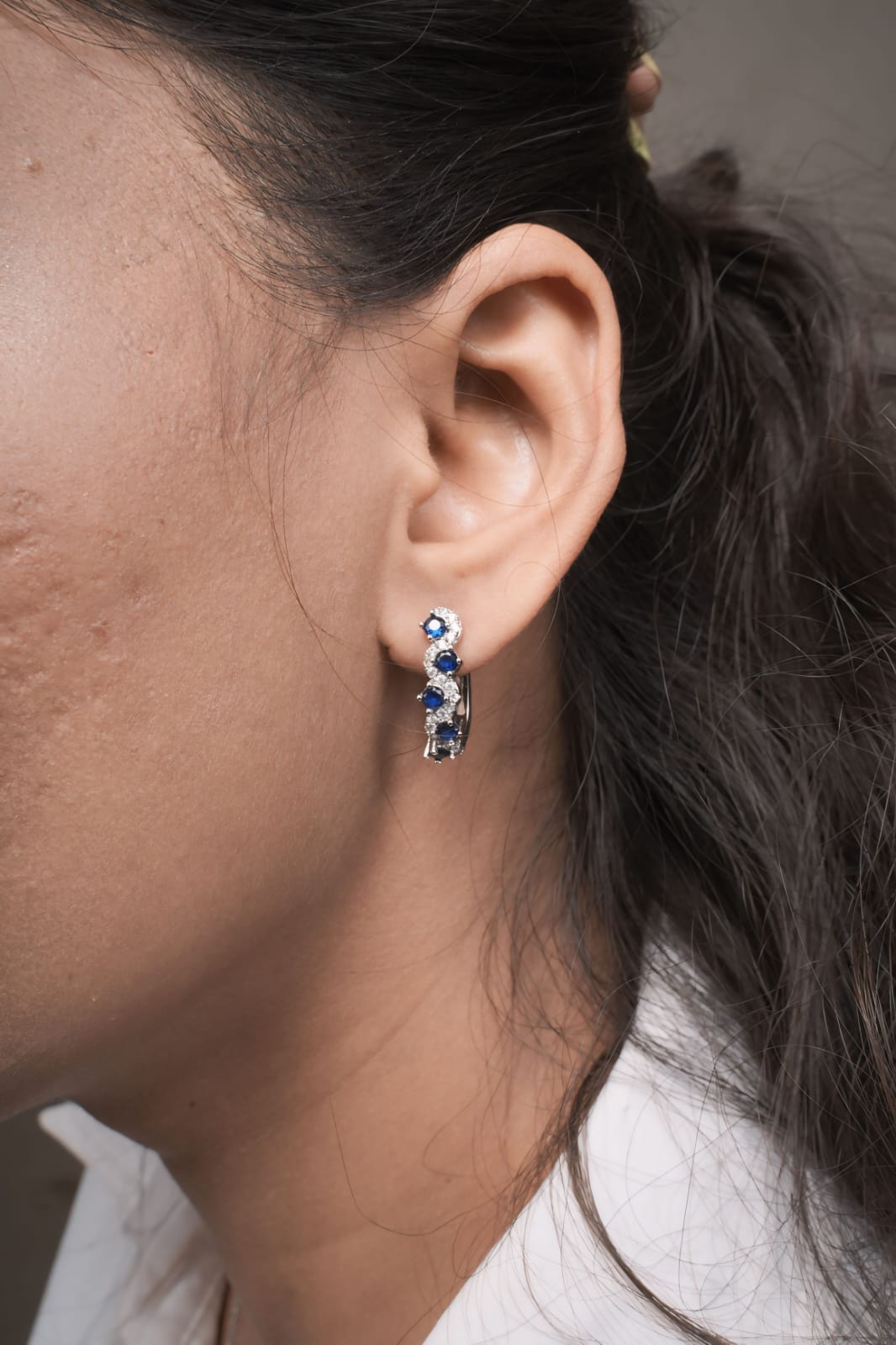Blue Sapphire Earrings