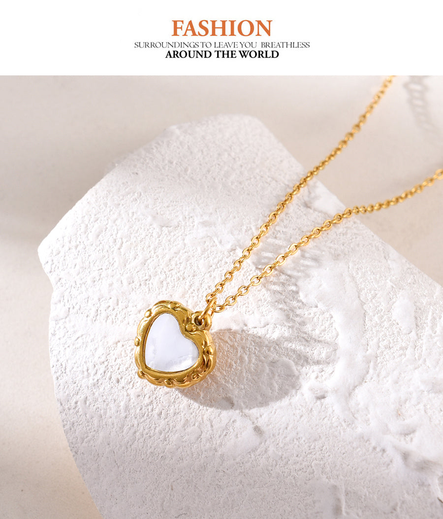 Shell Heart Necklace
