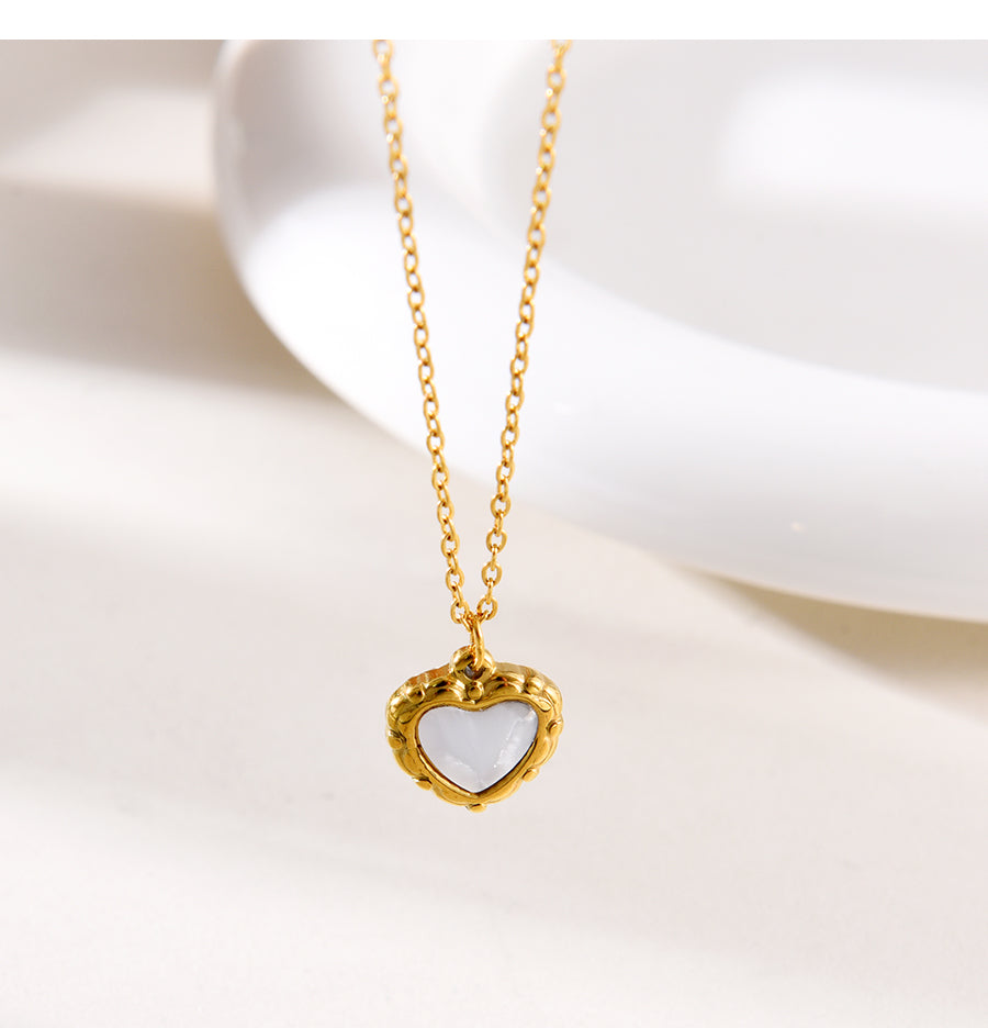Shell Heart Necklace
