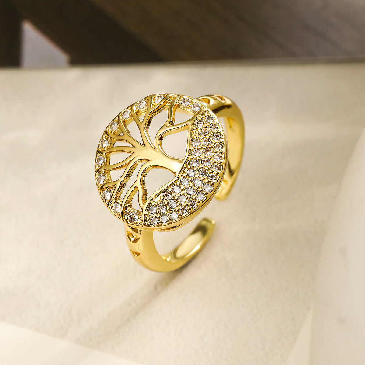 Tree of Life Open Ring