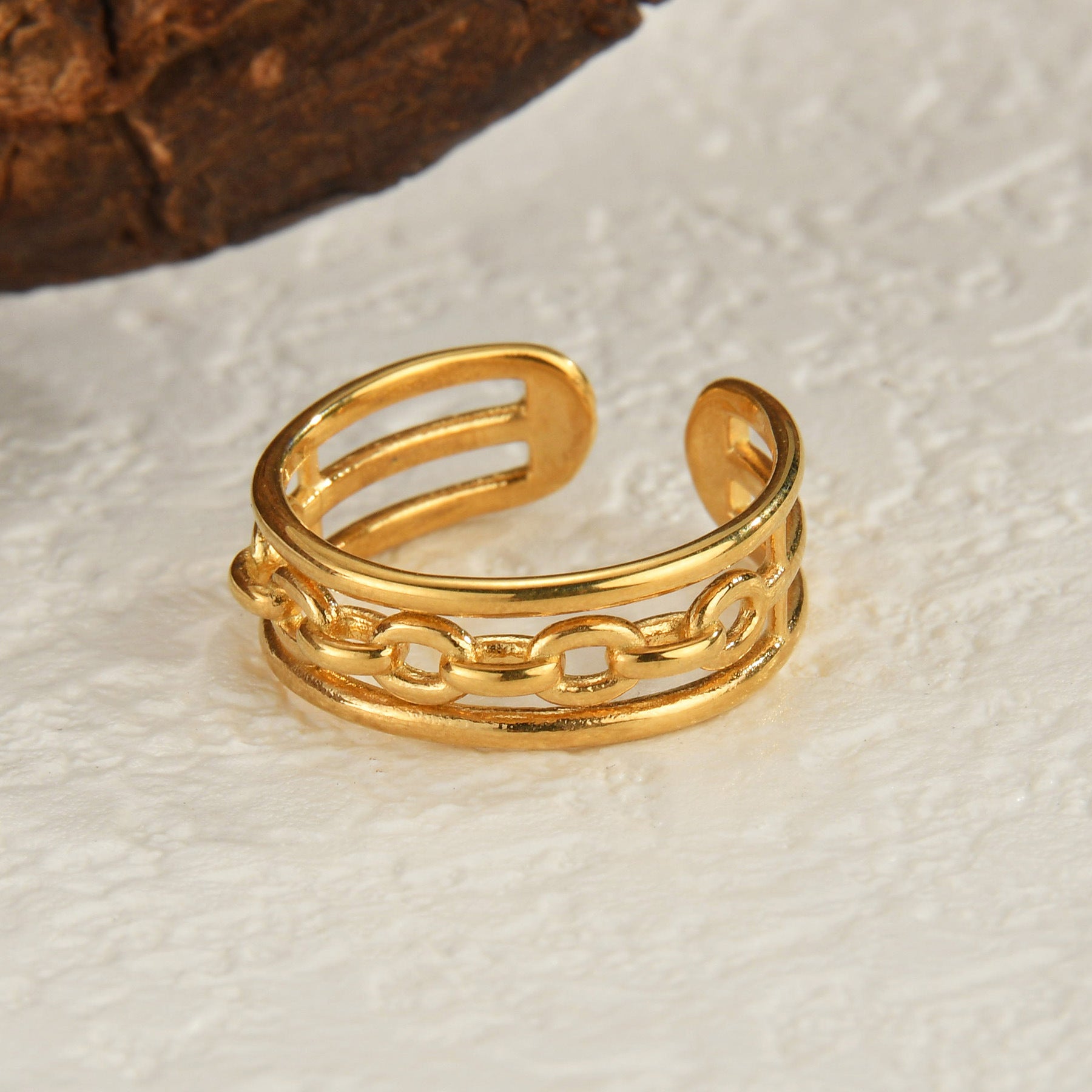 Hollow Chain Ring