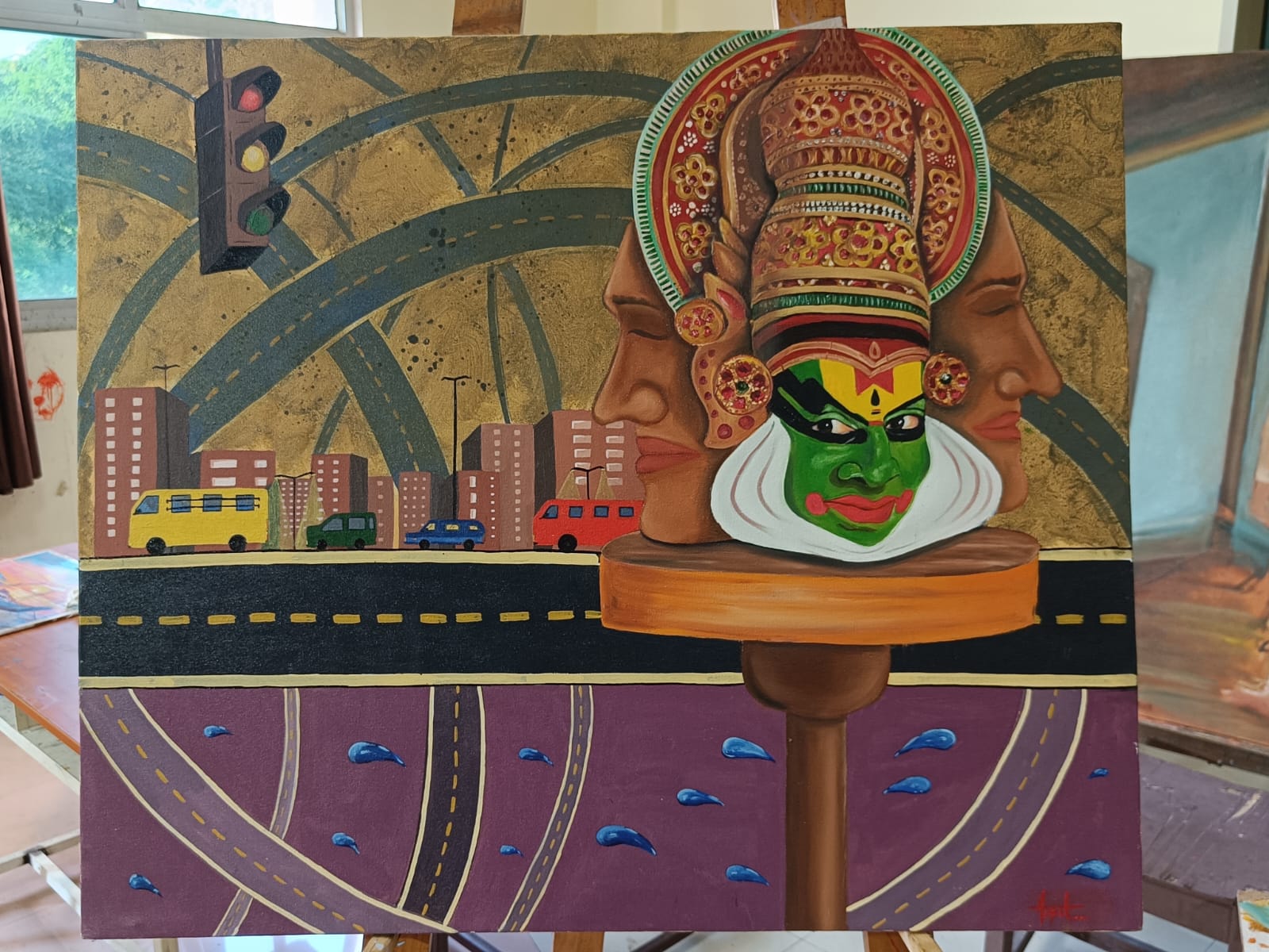 Rhythm of Kathakali – Wall Art