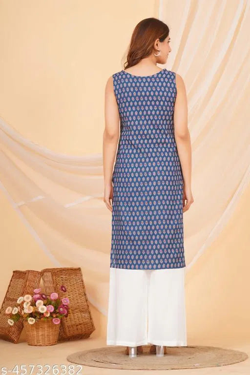 Dark Blue Kurti